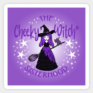 Purple Cheeky Witch® Sisterhood Magnet